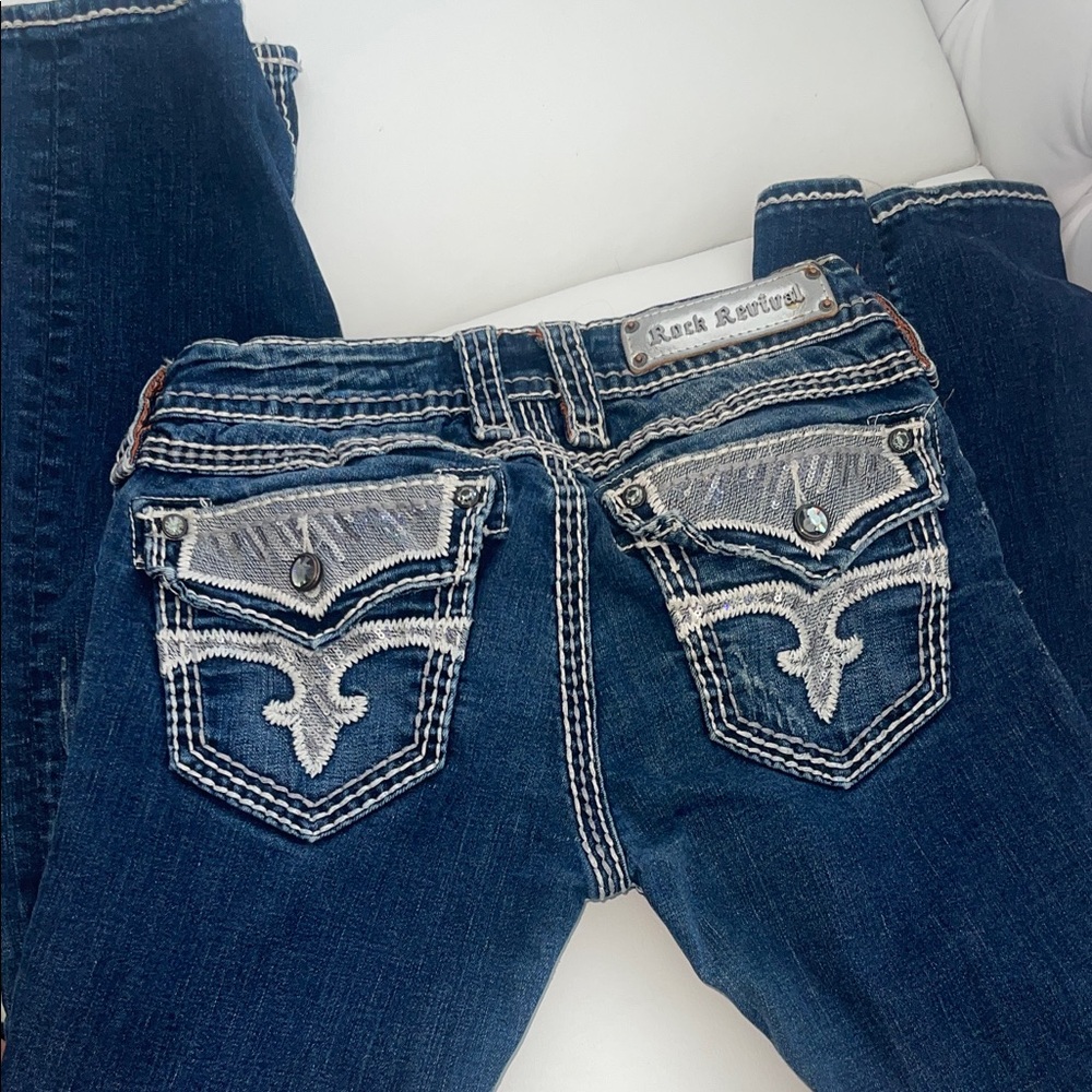 Rock Revival Women's Dark Blue Boot Cut Jeans